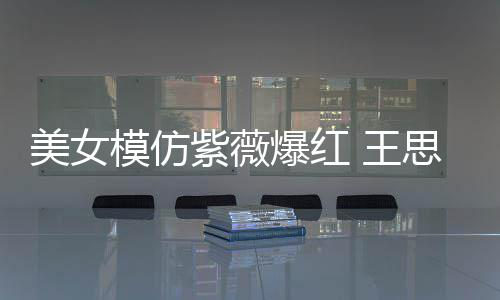 爆红礼物美女模仿紫薇 王思聪狂刷