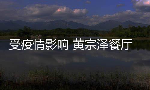 布停厅宣响 泽餐黄宗业 预计超百情影万受疫损失