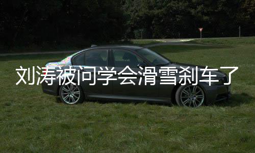 被问刘涛了吗 搞学会笑回滑雪应屁刹我会刹车