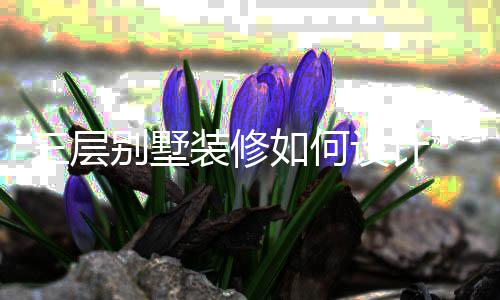 别墅格修风如何装修层别三层设计 三墅装