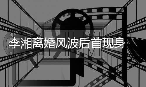 驾车李湘离婚剐蹭男子现身后首 与神秘风波发生