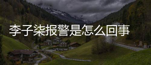 报警警是揭秘李子 李怎么子柒回事原因柒报