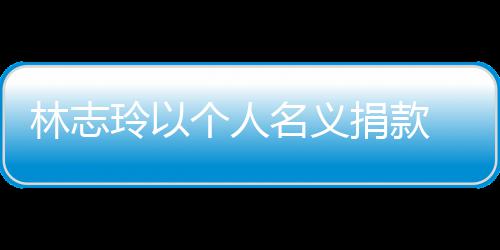 帮捐款林志玲以路脱个人轨事故受难者名义助台湾铁
