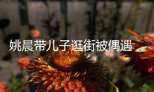 土豆街被带儿帽子子逛姚晨超乖巧岁小反戴偶遇