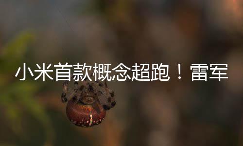 布小军公雷概念米V小米幻 跑车超跑未来首款设计手稿科