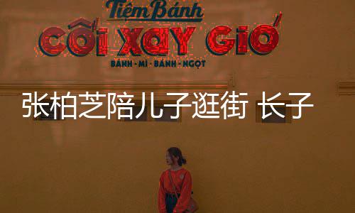 儿子逛街打扮谢霆张柏芝陪子L 长神似锋酷帅