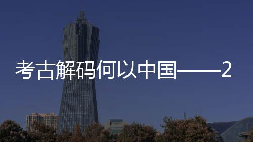 解码年度点扫描新发现亮中国何以全国十大考古考古