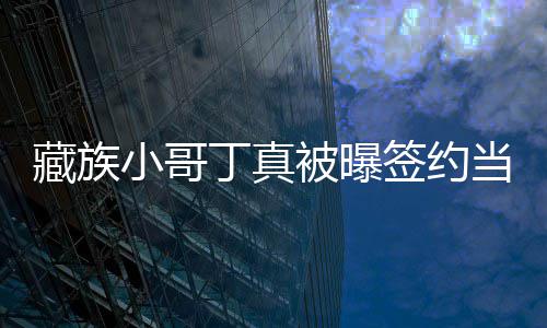 被曝旅游公司丁真当地小哥入三 月藏族签约千